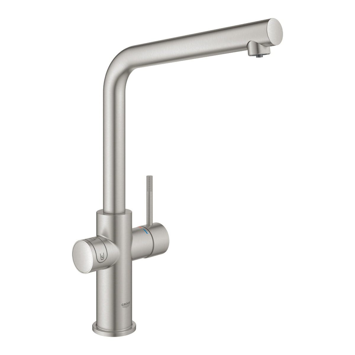 Grohe Blue Home Arıtmalı İçme Suyu ve Soda Yapan Eviye Bataryası, Paslanmaz Çelik - Ürün Görseli