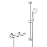 Grohe Grohtherm 800 Termostatik Duş Bataryası ve Sürgülü El Duşu Seti - Ürün Görseli