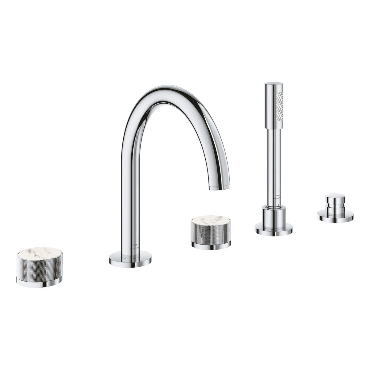 Grohe Atrio Private Collection 5 Delikli Ankastre Küvet Bataryası (Sıva Üstü Grubu) - Ürün Görseli