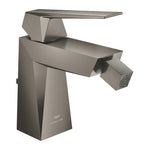 Grohe Allure Brilliant Sifon Kumandalı Bide Bataryası, Fırçalı Sert Grafit - Ürün Görseli