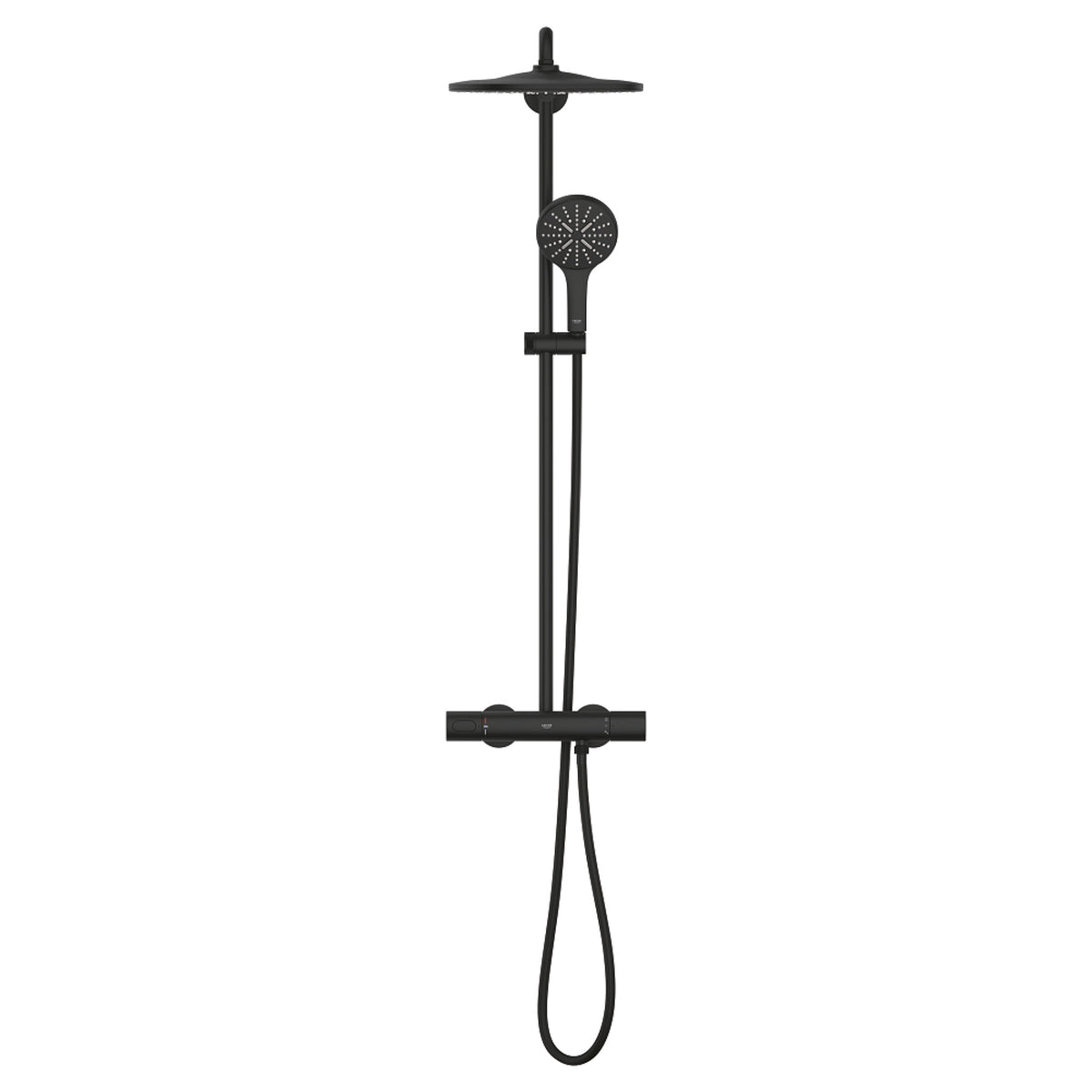 Grohe RainShower SmartActive 310 Termostatik Duş Bataryalı Duş Sistemi, Hayalet Siyah - Ürün Görseli