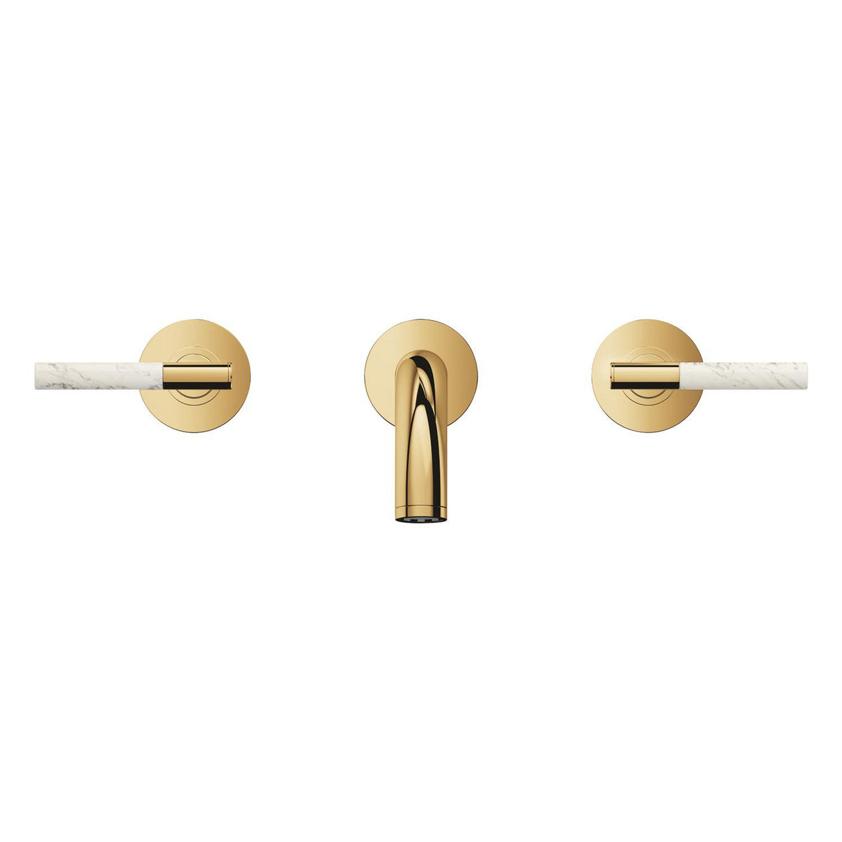 Grohe Atrio Private Collection 3 Delikli Ankastre Lavabo Bataryası (Sıva Üstü Grubu) Altın - Ürün Görseli