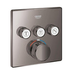 Grohe Grohtherm SmartControl Akış Kontrollü Ankastre Termostatik Banyo Bataryası (3 Yollu, Sıva Üstü Grubu), Sert Grafit - Ürün Görseli