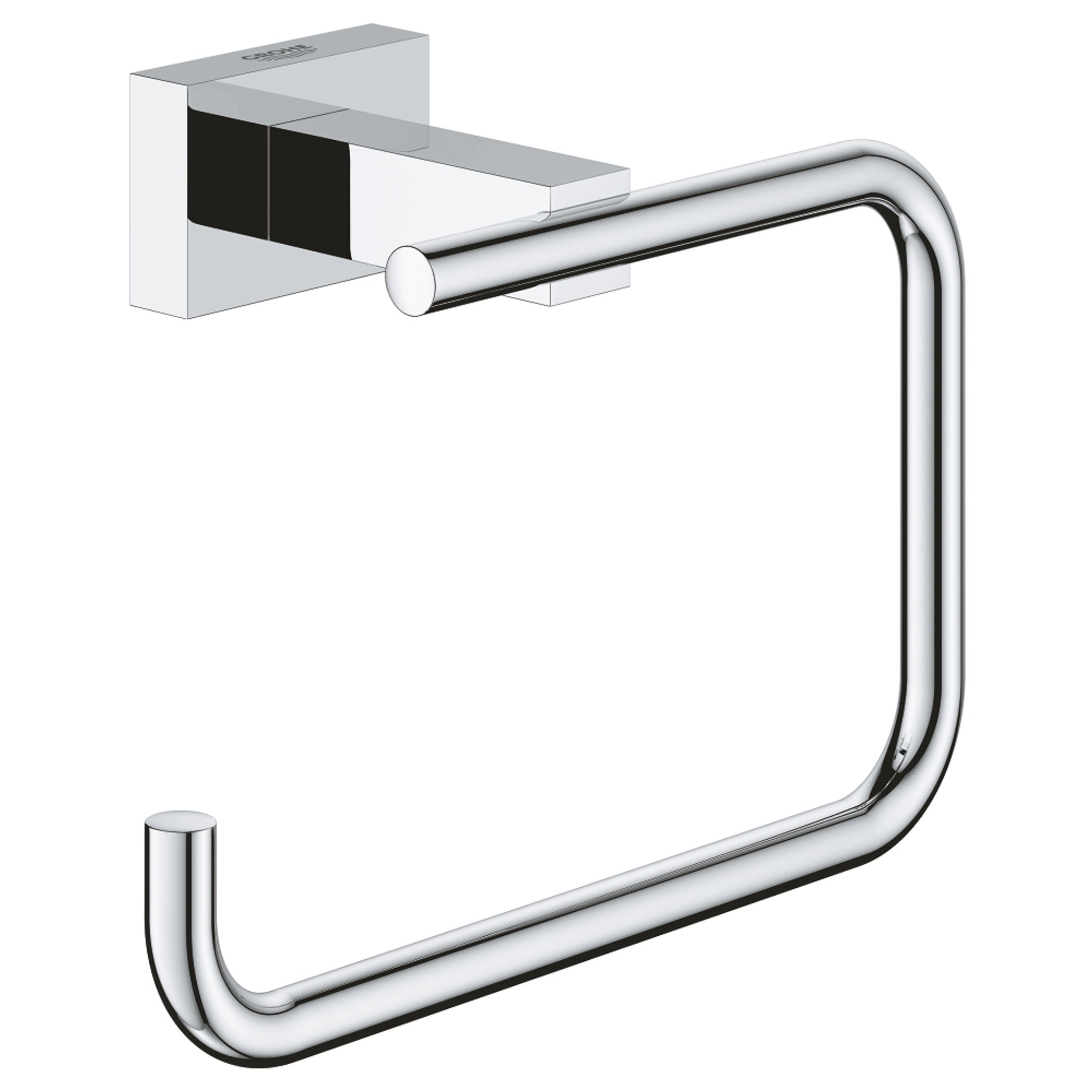 Grohe Eurocube Tuvalet Kağıtlığı Kapaksız, Krom - Ürün Görseli