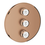 Grohe SmartControl Akış Kontrollü Ankastre Yönlendirici (3 Yollu, Sıva Üstü Grubu), Fırçalı Bakır - Ürün Görseli