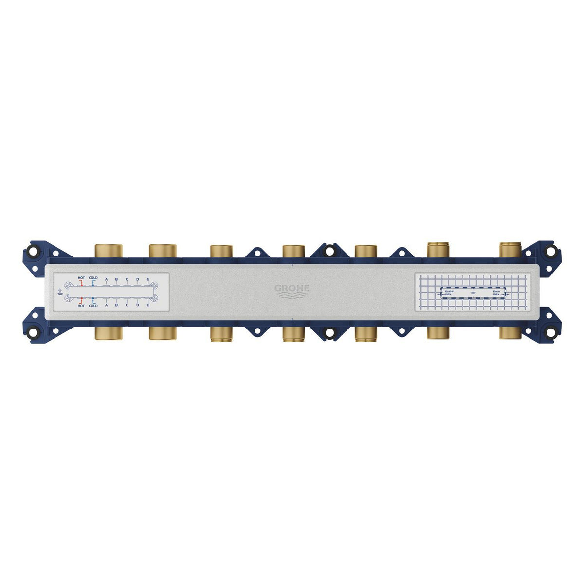 Grohe Grohtherm Aqua Tiles SmartControl Termostatik Ankastre Banyo Bataryası, 5 Çıkışlı (Sıva Altı Grubu) - Ürün Görseli