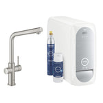 Grohe Blue Home Arıtmalı İçme Suyu ve Soda Yapan Eviye Bataryası, Paslanmaz Çelik - Ürün Görseli