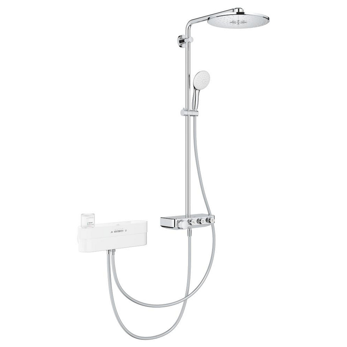 Grohe Euphoria Purefoam SmartControl 310 Duo Duş Sistemi, Duvara Monte, Termostatik/Elektronik Bataryalı Duş Kolonu (Su ve Sabun Püskürtmeli El Duşu) - Ürün Görseli