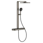 Grohe Rainshower Aqua Pure SmartControl Duş Sistemi, Duvara Monte, Termostatik Bataryalı Duş Kolonu, Fırçalı Sert Grafit - Ürün Görseli