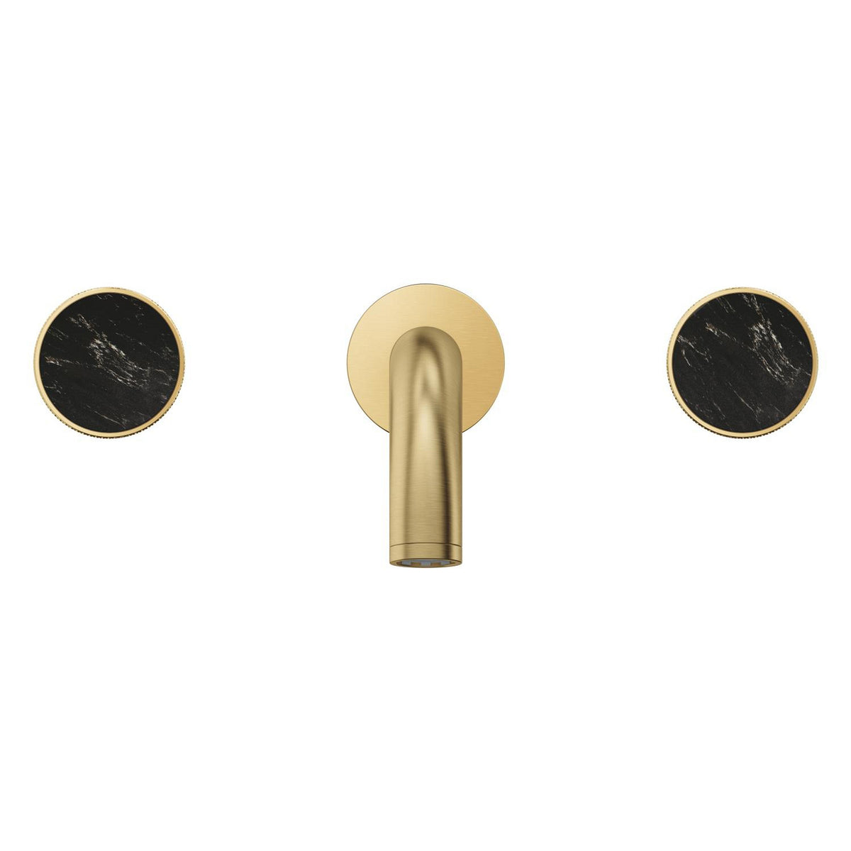 Grohe Atrio Private Collection 3 Delikli Ankastre Lavabo Bataryası (Sıva Üstü Grubu) Fırçalı Altın - Ürün Görseli
