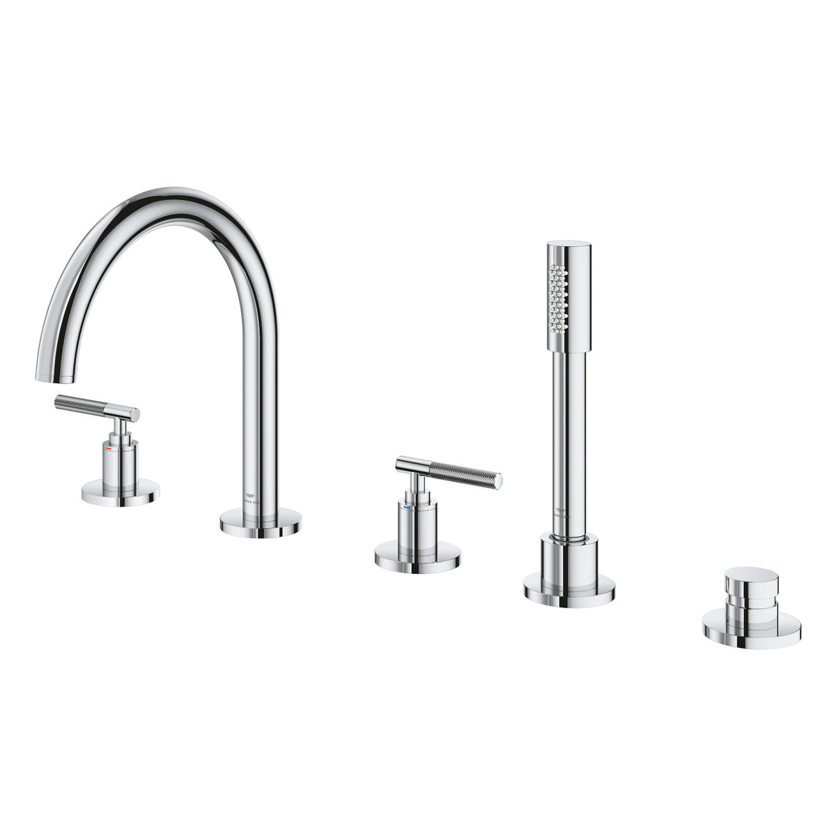 Grohe Atrio Private Collection 5 Delikli Ankastre Küvet Bataryası (Sıva Üstü Grubu) - Ürün Görseli