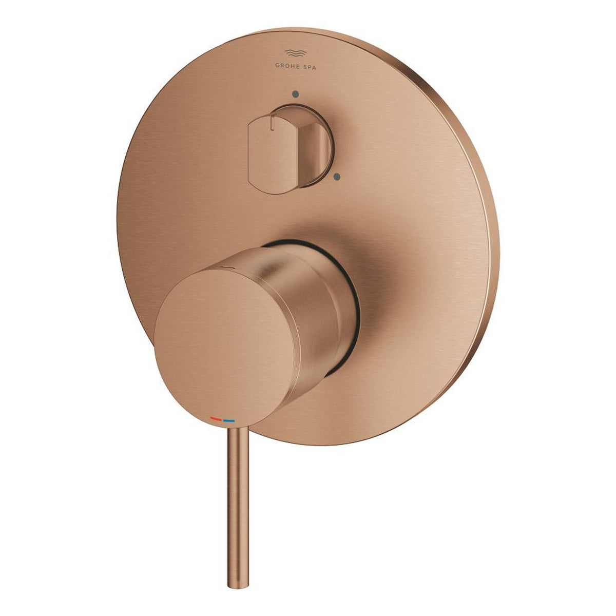 Grohe Atrio Ankastre Banyo/Duş Bataryası (Sıva Üstü Grubu), 3 Yollu, Fırçalı Bakır - Ürün Görseli