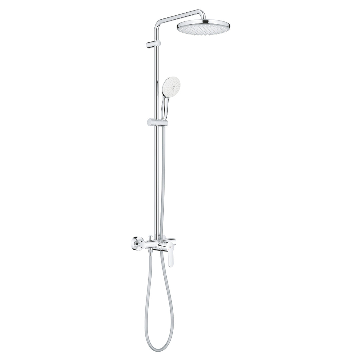 Grohe Tempesta System 250 Duvara Monte Duş Bataryalı Duş Kolonu, Krom-Beyaz - Ürün Görseli