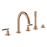 Grohe Atrio Private Collection 5 Delikli Ankastre Küvet Bataryası (Sıva Üstü Grubu), Bakır - Ürün Görseli