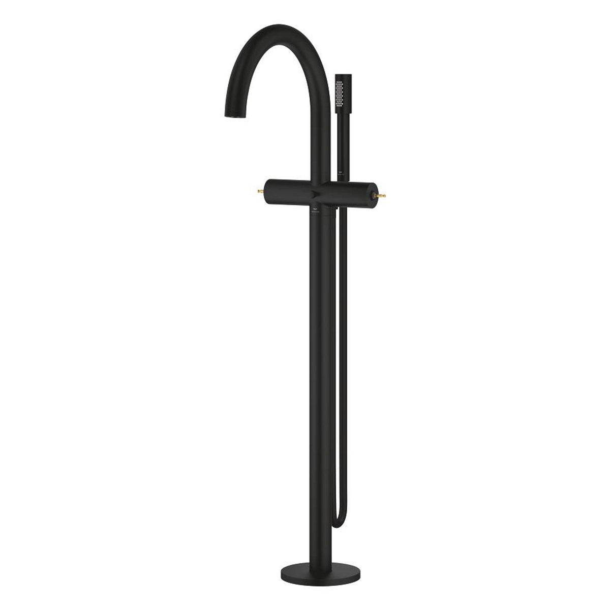 Grohe Atrio Private Collection Tek Yerden Küvet Bataryası (Sıva Üstü Grubu), Hayalet Siyah - Ürün Görseli