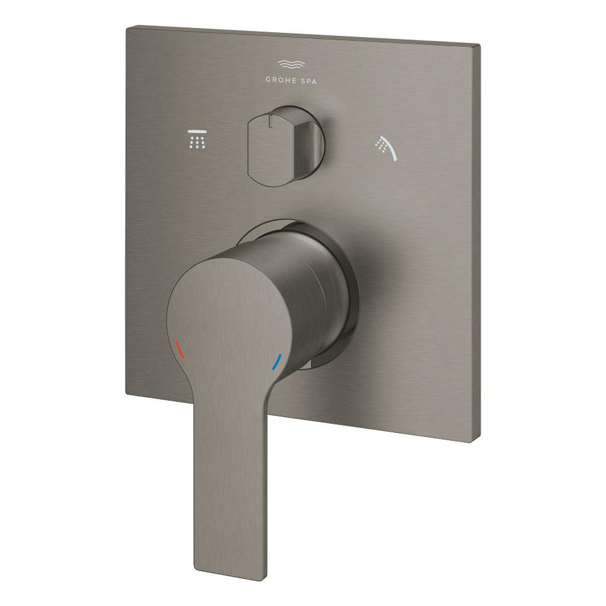 Grohe Allure Ankastre Banyo Bataryası (3 Yollu, Sıva Üstü Grubu), Fırçalı Sert Grafit - Ürün Görseli