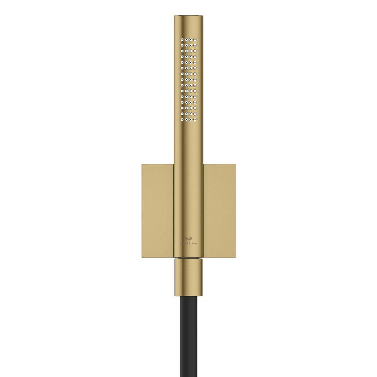 Grohe Rainshower Aqua Stick Ankastre Bağlantılı Manyetik El Duşu Seti, 2 Akışlı, Fırçalı Altın (Siyah Duş Hortumu) - Ürün Görseli