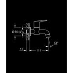 Grohe BauEdge Musluk - Teknik Çizim