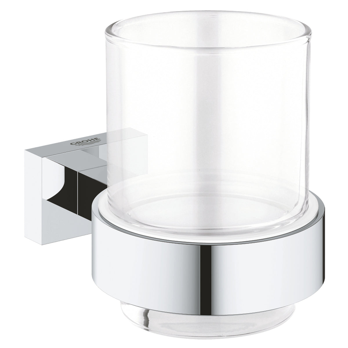 Grohe Essentials Cube Tutamaçlı Cam Fırçalık - Ürün Görseli