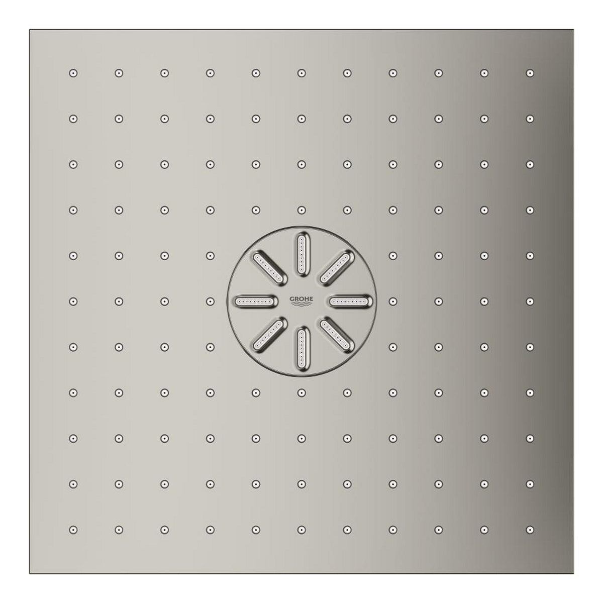 Grohe Rainshower Aqua Duo Ankastre Tepe Duşu, 2 Akışlı, Saten Çelik (Sıva Altı Dahil) - Ürün Görseli
