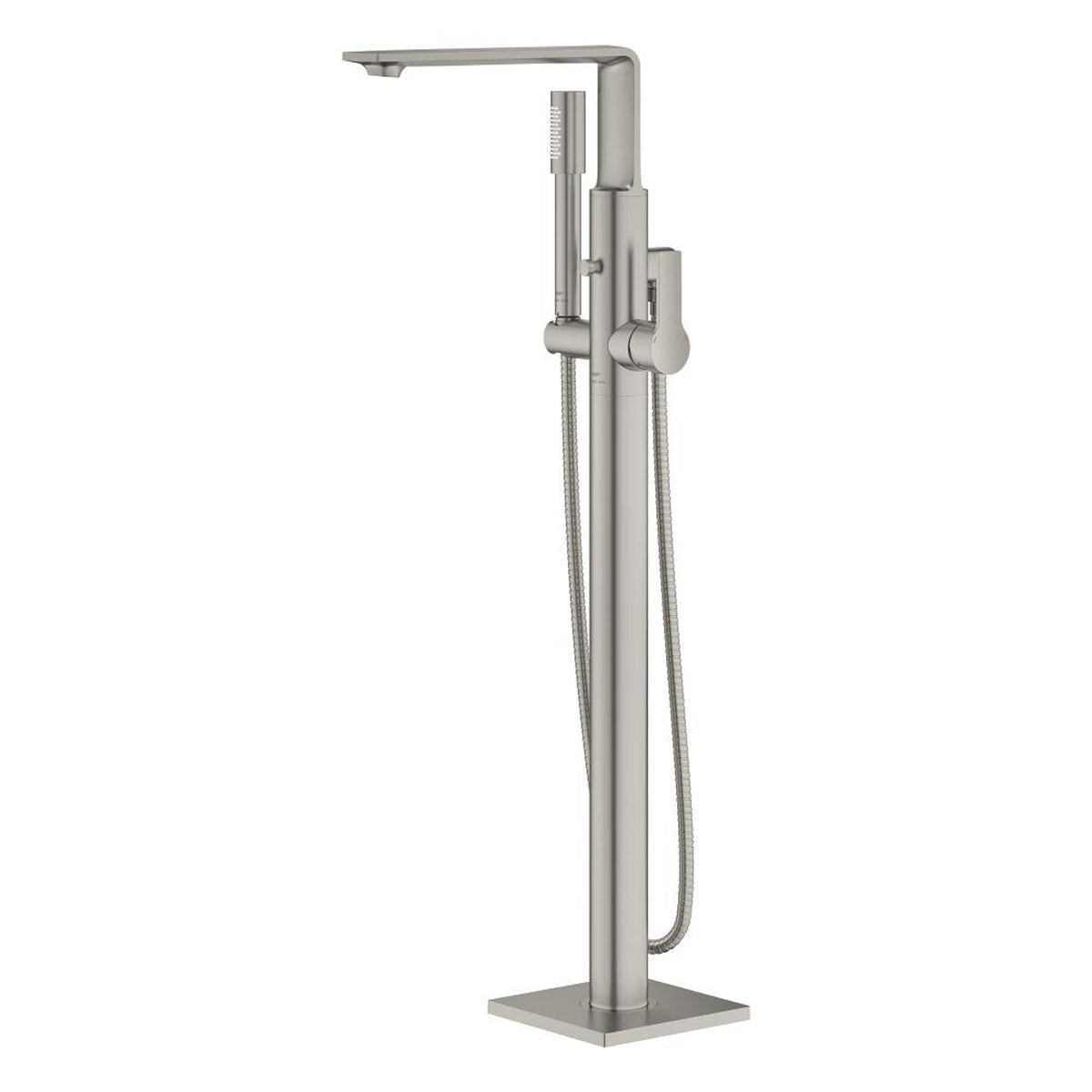 Grohe Allure Ankastre Yerden Küvet Bataryası (Sıva Üstü Grubu), Saten Çelik - Ürün Görseli