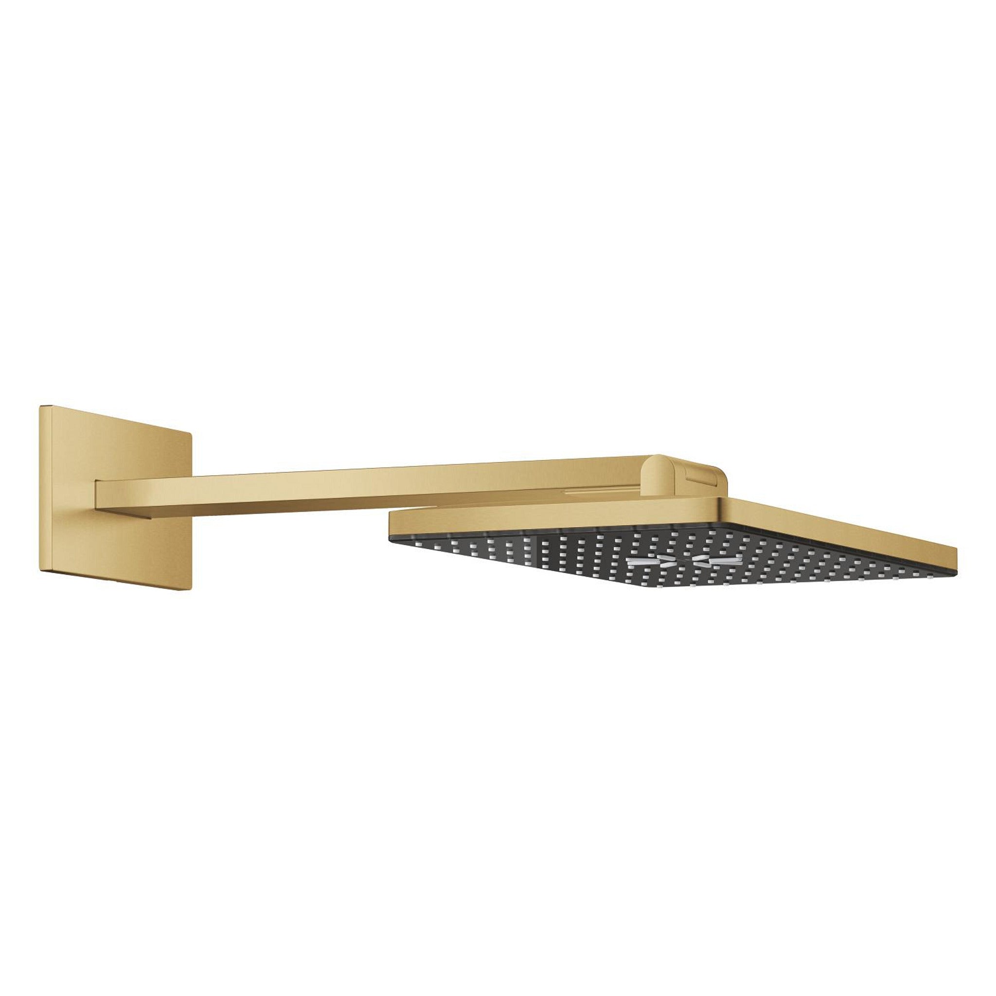 Grohe Rainshower Aqua Dikdörtgen Tepe Duşu Seti, 40x23 cm, 2 Akışlı, Fırçalı Altın - Ürün Görseli