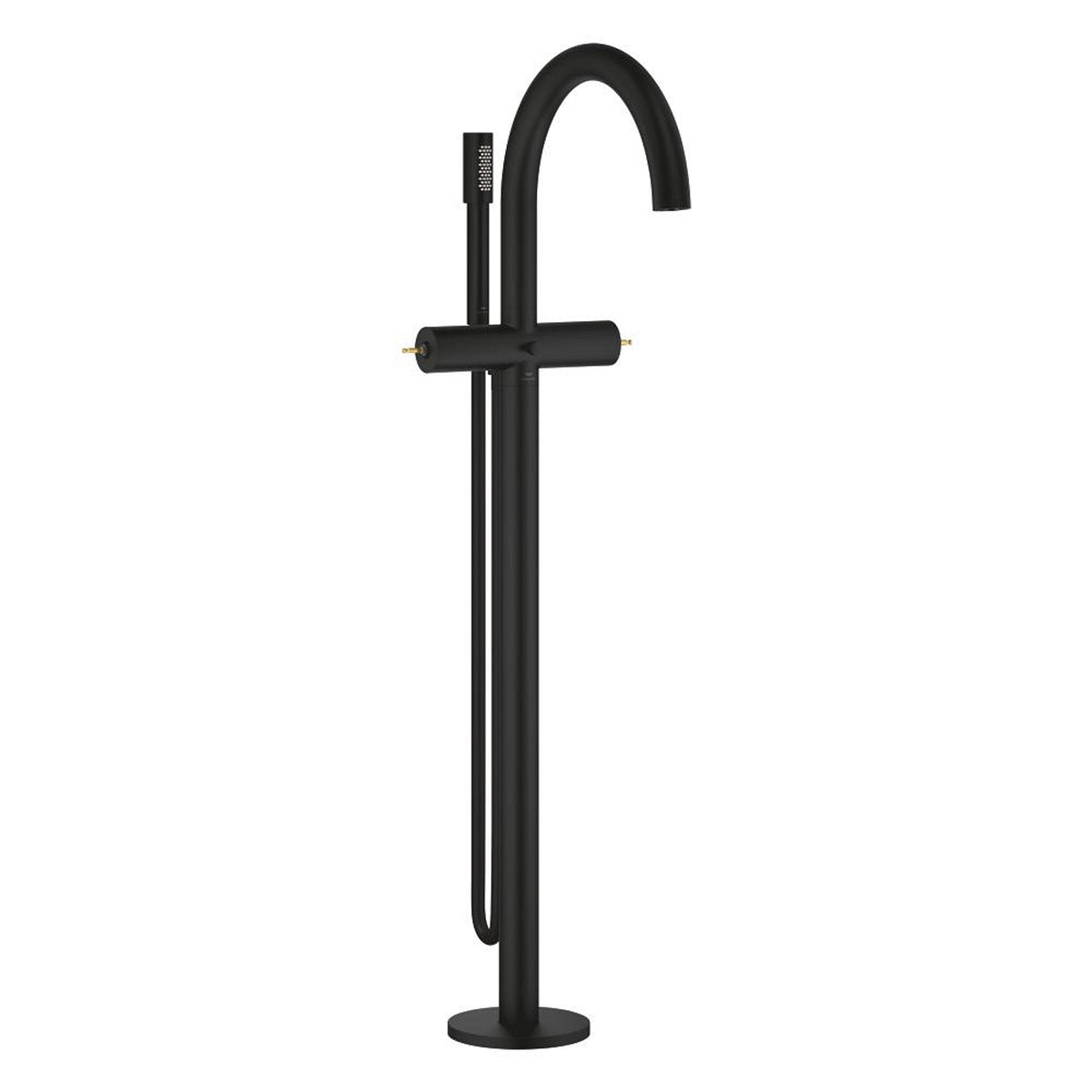 Grohe Atrio Private Collection Tek Yerden Küvet Bataryası (Sıva Üstü Grubu), Hayalet Siyah - Ürün Görseli