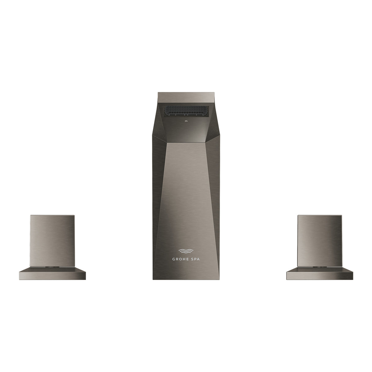 Grohe Allure Brilliant M-Boy, 3 Delikli Lavabodan Ankastre Lavabo Bataryası, Sifon Kumandalı, Fırçalı Sert Grafit - Ürün Görseli