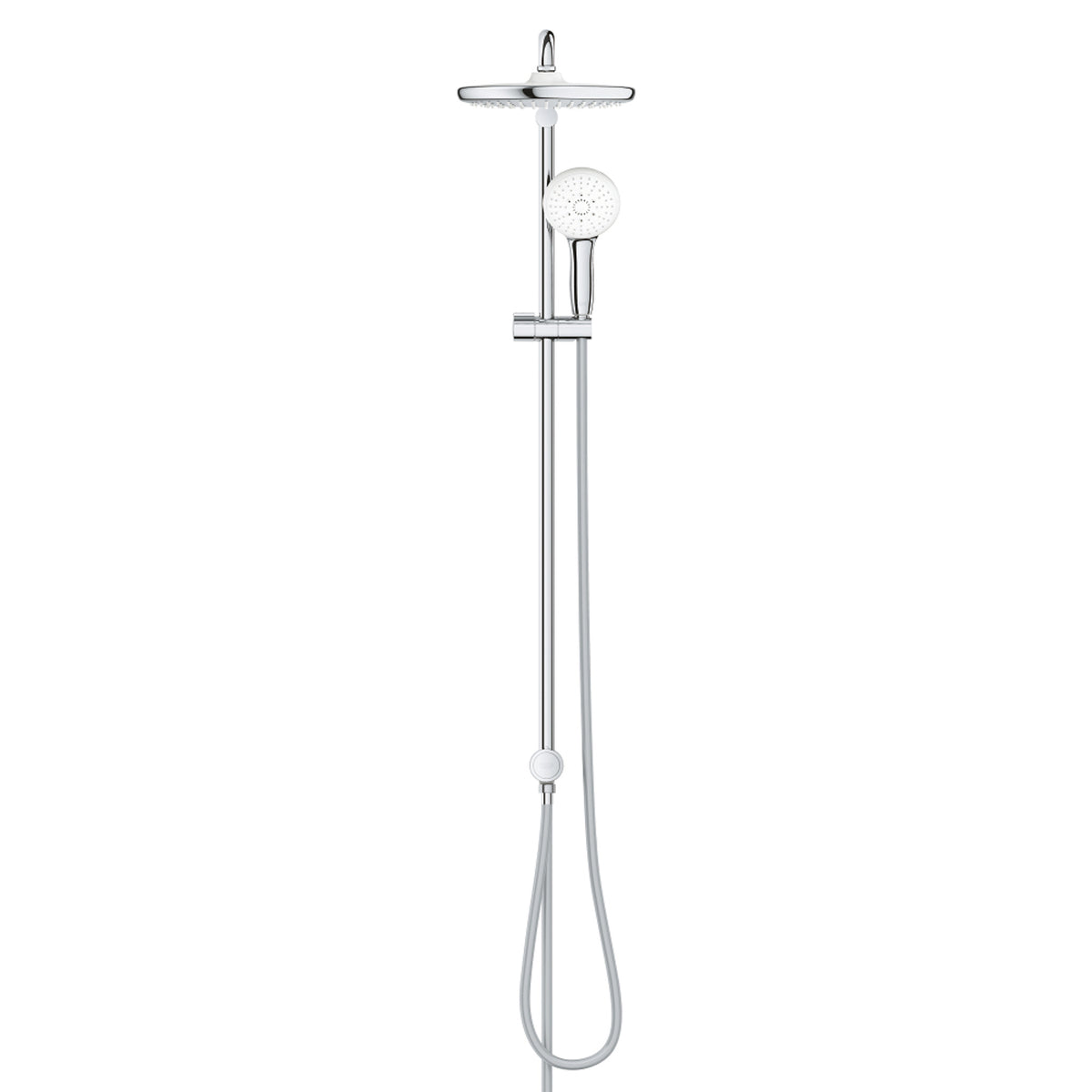 Grohe Tempesta System 250 Duvara Monte Duş Sistemi, Yön Değiştiricili, Krom-Beyaz - Ürün Görseli