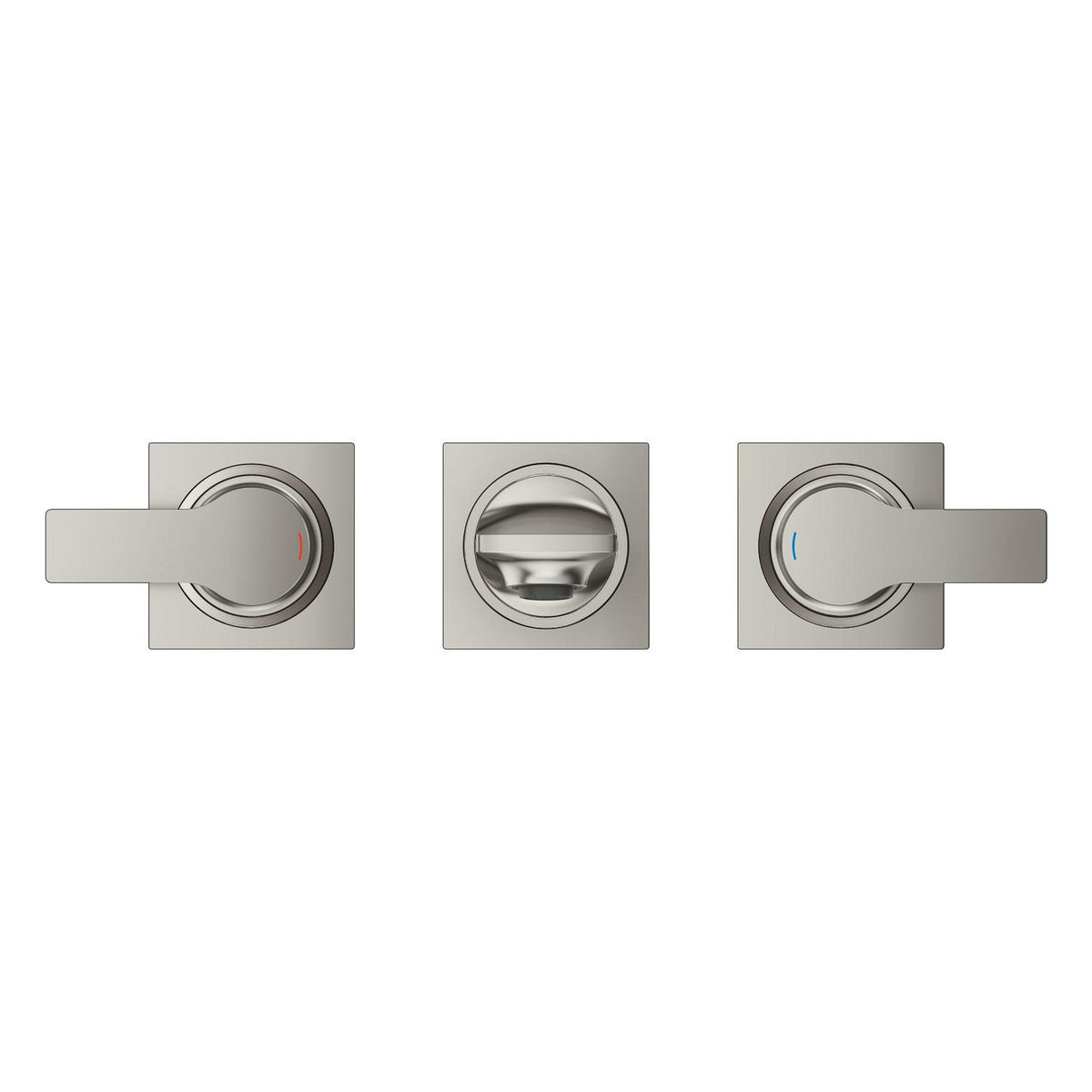 Grohe Allure Ankastre Lavabo Bataryası (Sıva Üstü Grubu), Saten Çelik - Ürün Görseli