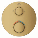 Grohe Atrio Private Collection Ankastre Termostatik Banyo Bataryası (2 Yollu, Sıva Üstü Grubu), Fırçalı Altın - Ürün Görseli