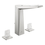 Grohe Allure Brilliant Private Collection L-Boy, 3 Delikli Lavabodan Ankastre Lavabo Bataryası, Sifon Kumandalı, Paslanmaz Çelik - Ürün Görseli