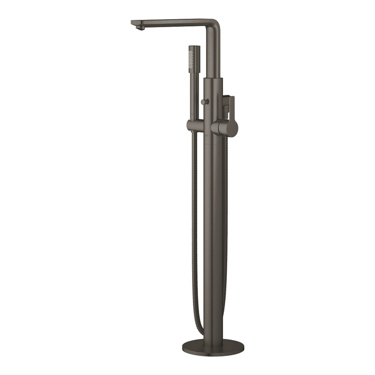 Grohe Lineare Yerden Küvet Bataryası (Sıva Üstü Grubu), Fırçalı Sert Grafit - Ürün Görseli