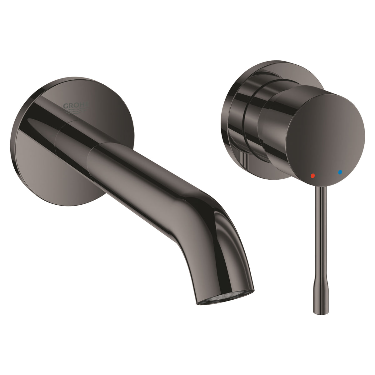Grohe Essence New Duvardan Ankastre Lavabo Bataryası (Sıva Üstü Grubu), Sert Grafit - Ürün Görseli