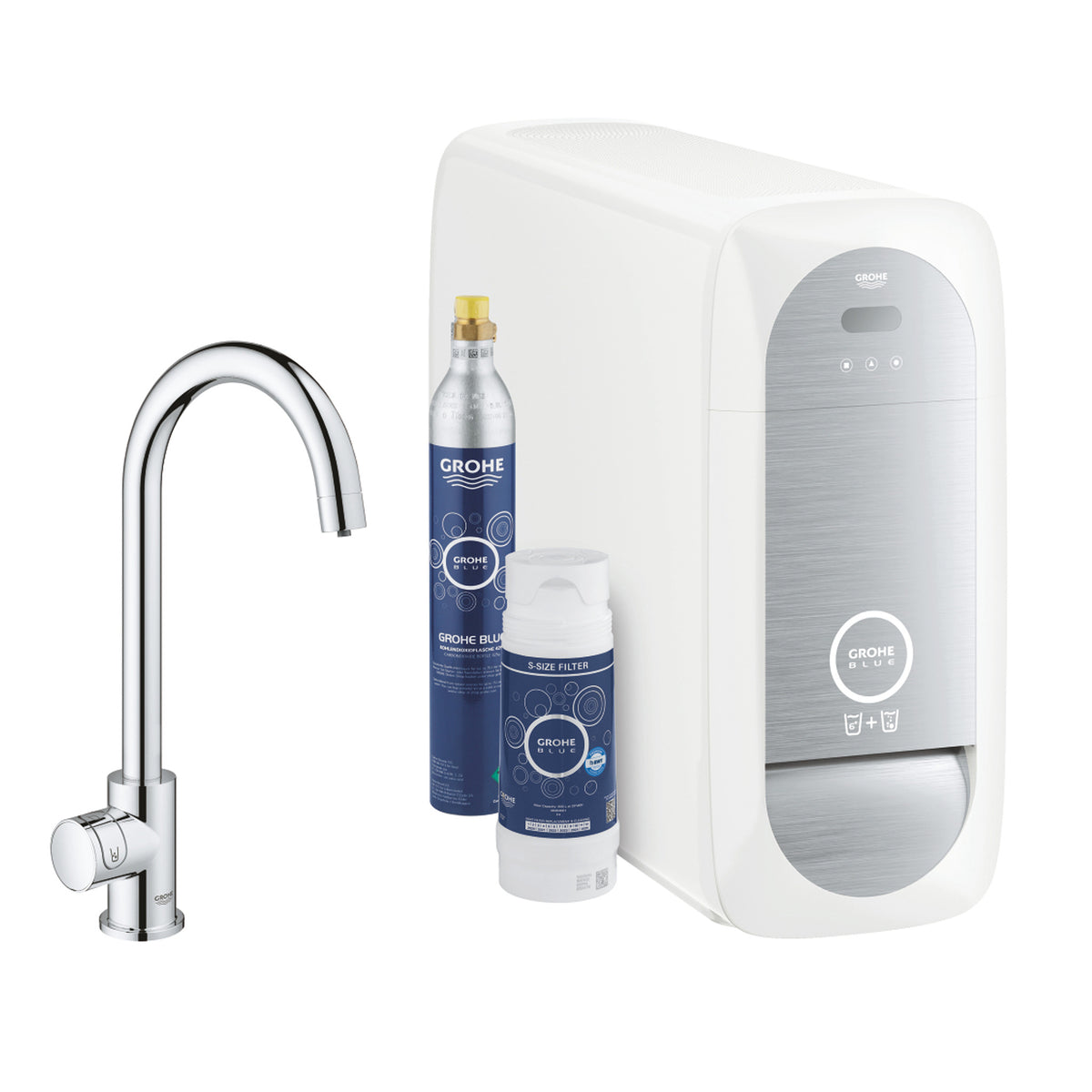 Grohe Blue Home Professional Mono Eviye Bataryası Başlangıç Seti - Ürün Görseli