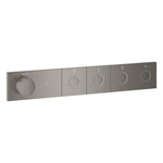 Grohe Grohtherm Aqua Tiles SmartControl Termostatik Ankastre Banyo Bataryası, 4 Çıkışlı, Fırçalı Sert Grafit (Sıva Üstü Grubu) - Ürün Görseli