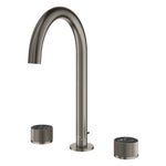 Grohe Atrio Private Collection 3 Delikli Ankastre Lavabo Bataryası, Sifon Kumandalı (L-Boy), Fırçalı Sert Grafit - Ürün Görseli
