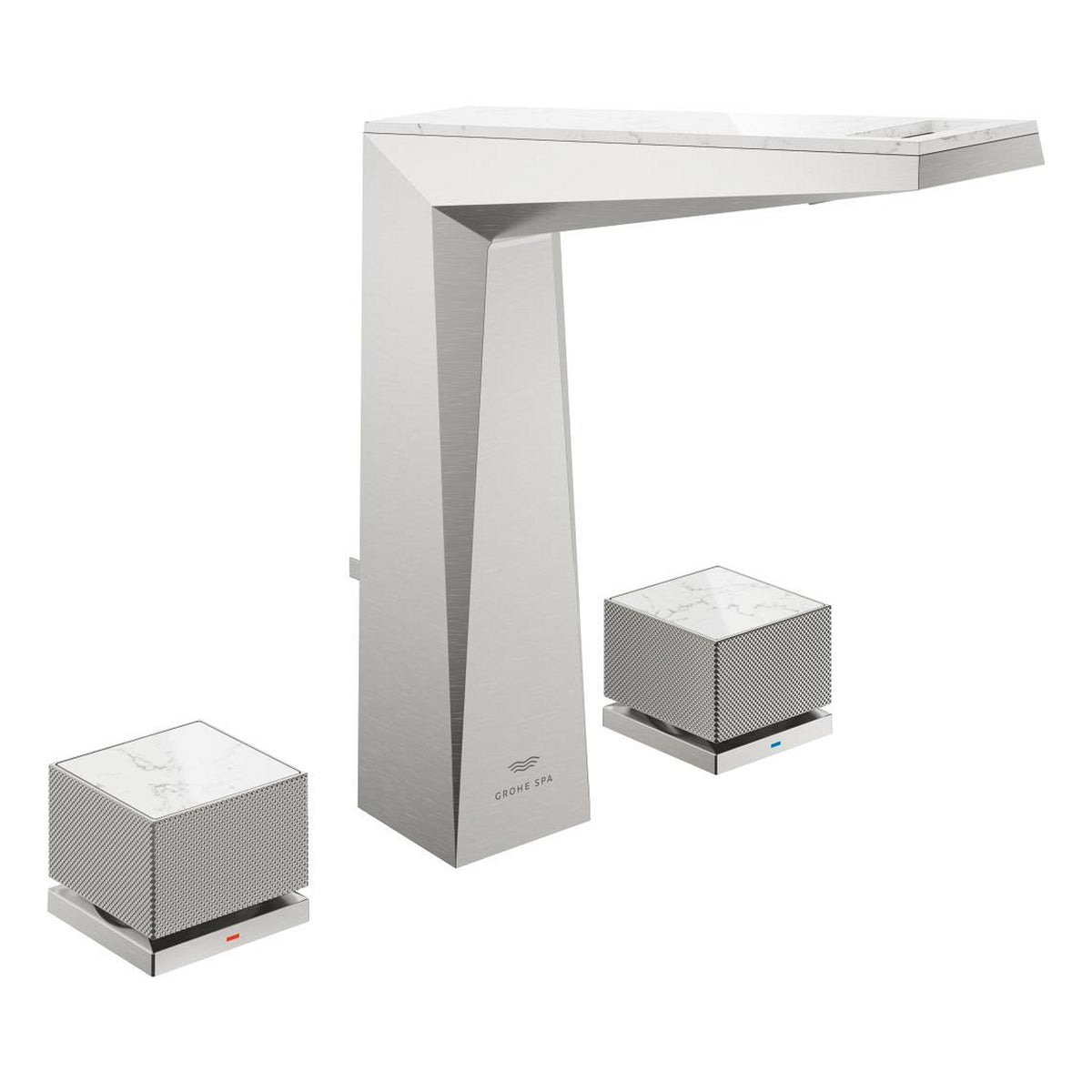 Grohe Allure Brilliant Private Collection L-Boy, 3 Delikli Lavabodan Ankastre Lavabo Bataryası, Sifon Kumandalı, Paslanmaz Çelik - Ürün Görseli