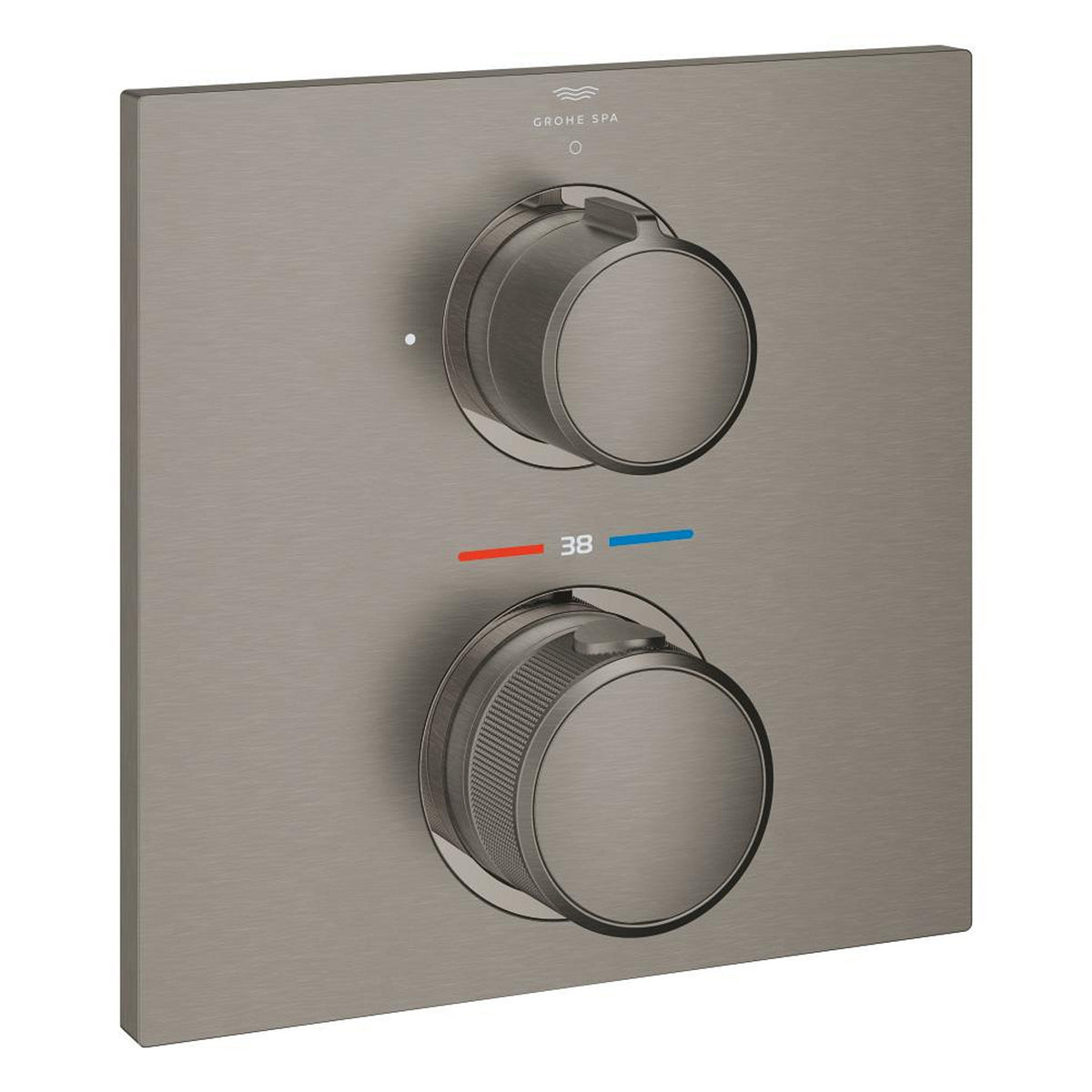 Grohe Allure Ankastre Termostatik Duş Bataryası (Sıva Üstü Grubu), Fırçalı Sert Grafit - Ürün Görseli