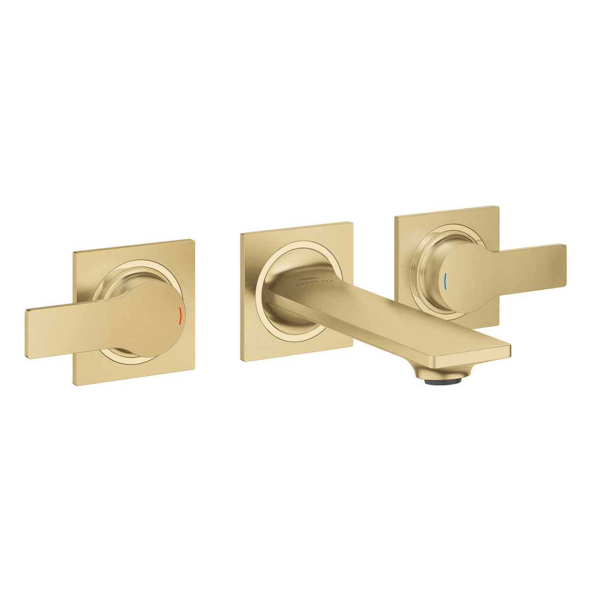 Grohe Allure 3 Delikli Ankastre Lavabo Bataryası (Sıva Üstü Grubu), Fırçalı Altın - Ürün Görseli