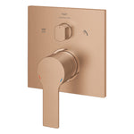 Grohe Allure Ankastre Banyo Bataryası (3 Yollu, Sıva Üstü Grubu), Fırçalı Bakır - Ürün Görseli