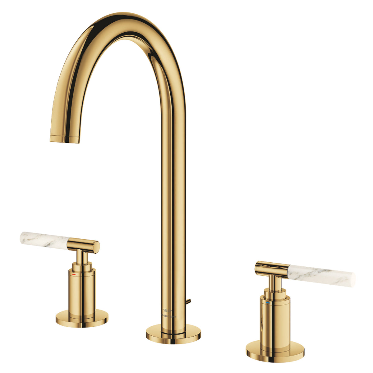 Grohe Atrio Private Collection 3 Delikli Ankastre Sifon Kumandalı Lavabo Bataryası (L-Boy), Altın - Ürün Görseli