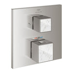 Grohe Allure Brilliant Private Collection Ankastre Termostatik Banyo Bataryası (2 Yollu, Sıva Üstü Grubu), Paslanmaz Çelik - Ürün Görseli