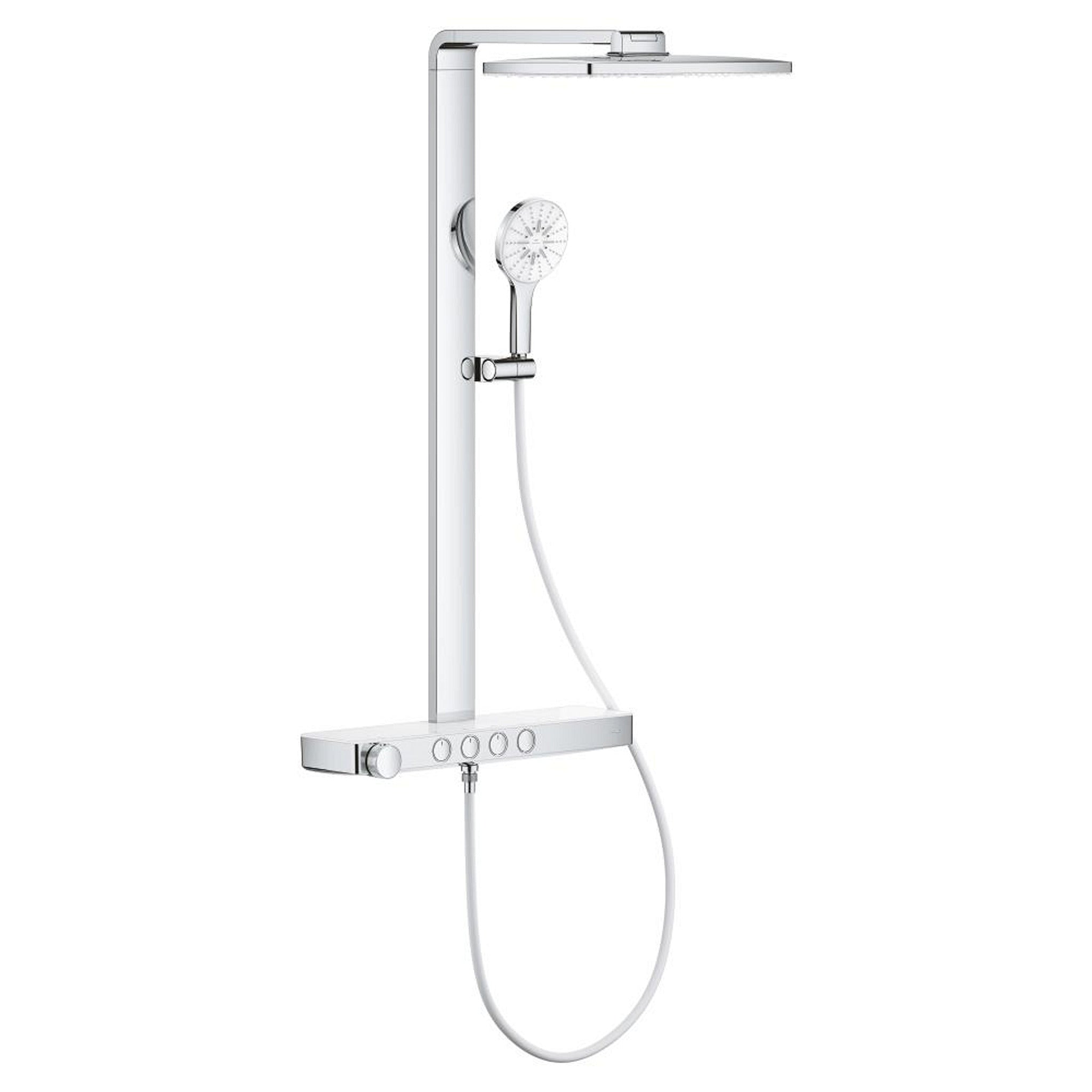Grohe Rainshower Aqua Pure SmartControl Duş Sistemi, Duvara Monte, Termostatik Bataryalı Duş Kolonu - Ürün Görseli