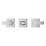 Grohe Allure 3 Delikli Ankastre Lavabo Bataryası (Sıva Üstü Grubu), Paslanmaz Çelik - Ürün Görseli