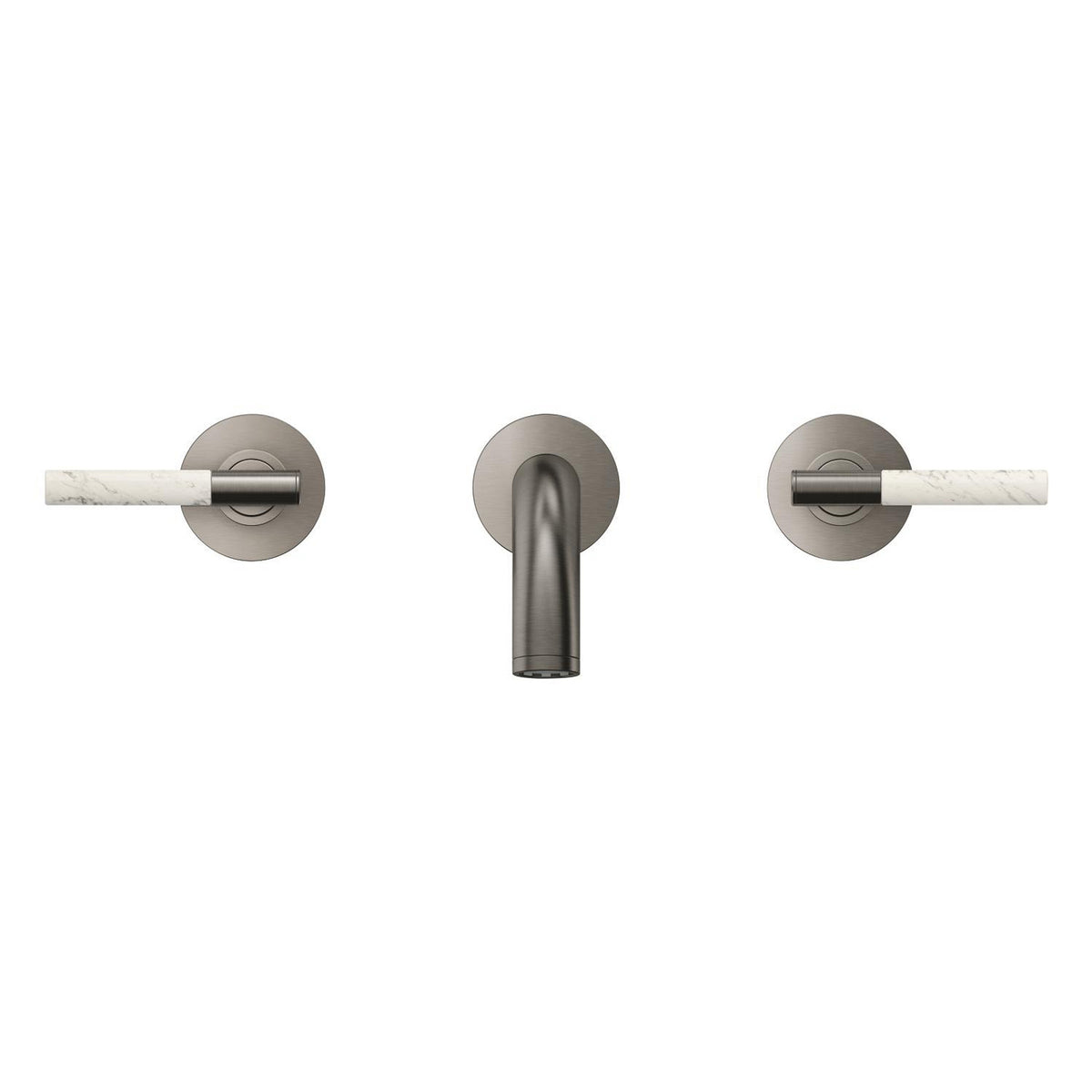 Grohe Atrio Private Collection 3 Delikli Ankastre Lavabo Bataryası (Sıva Üstü Grubu) Fırçalı Sert Grafit - Ürün Görseli