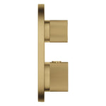 Grohe Atrio Private Collection Ankastre Termostatik Banyo Bataryası (2 Yollu, Sıva Üstü Grubu), Fırçalı Altın - Ürün Görseli