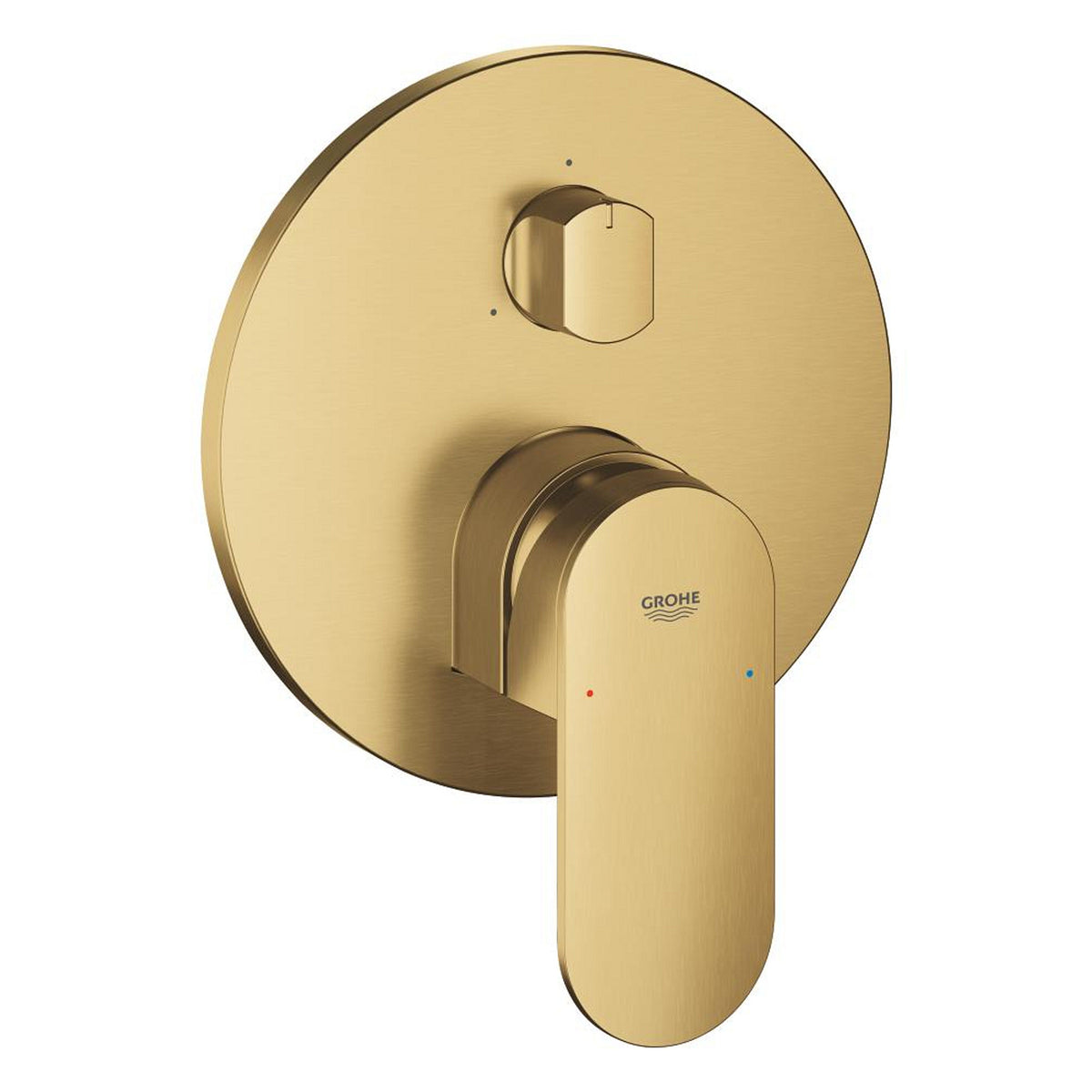 Grohe Plus Ankastre Banyo Bataryası (3 Yollu, Sıva Üstü Grubu), Fırçalı Altın - Ürün Görseli