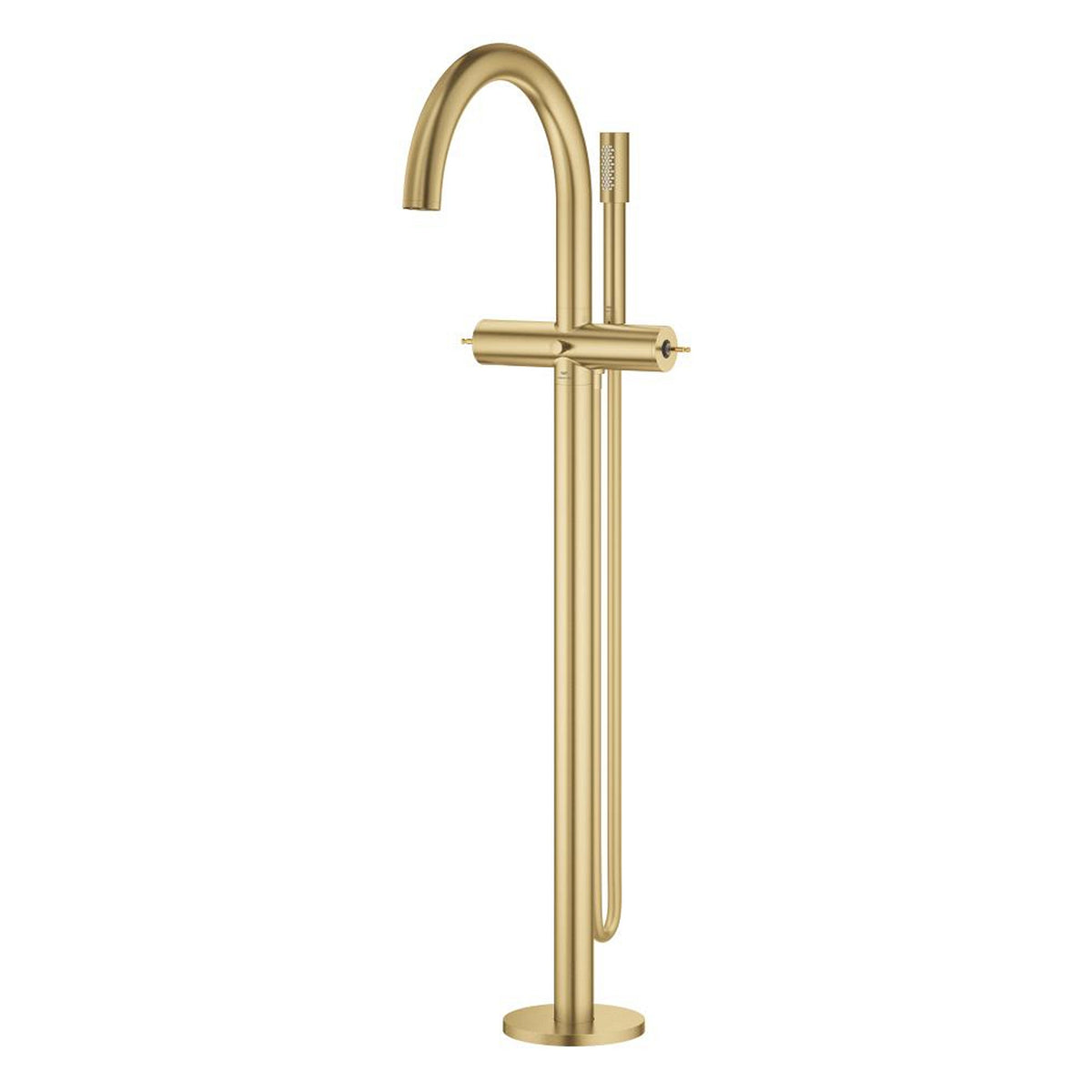 Grohe Atrio Private Collection Tek Yerden Küvet Bataryası (Sıva Üstü Grubu), Fırçalı Altın - Ürün Görseli