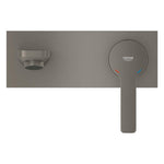 Grohe Lineare Ankastre 2 Delikli Lavabo Bataryası (Sıva Üstü Grubu), Fırçalı Sert Grafit - Ürün Görseli